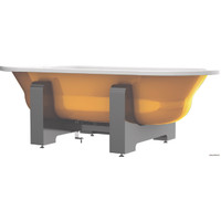 Ванна BLB Duo Comfort Oval Woodline 180x80 (желтый металлик)