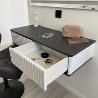 Туалетный столик без зеркала Shtabe Royal 5010 эко (металл бруклин)