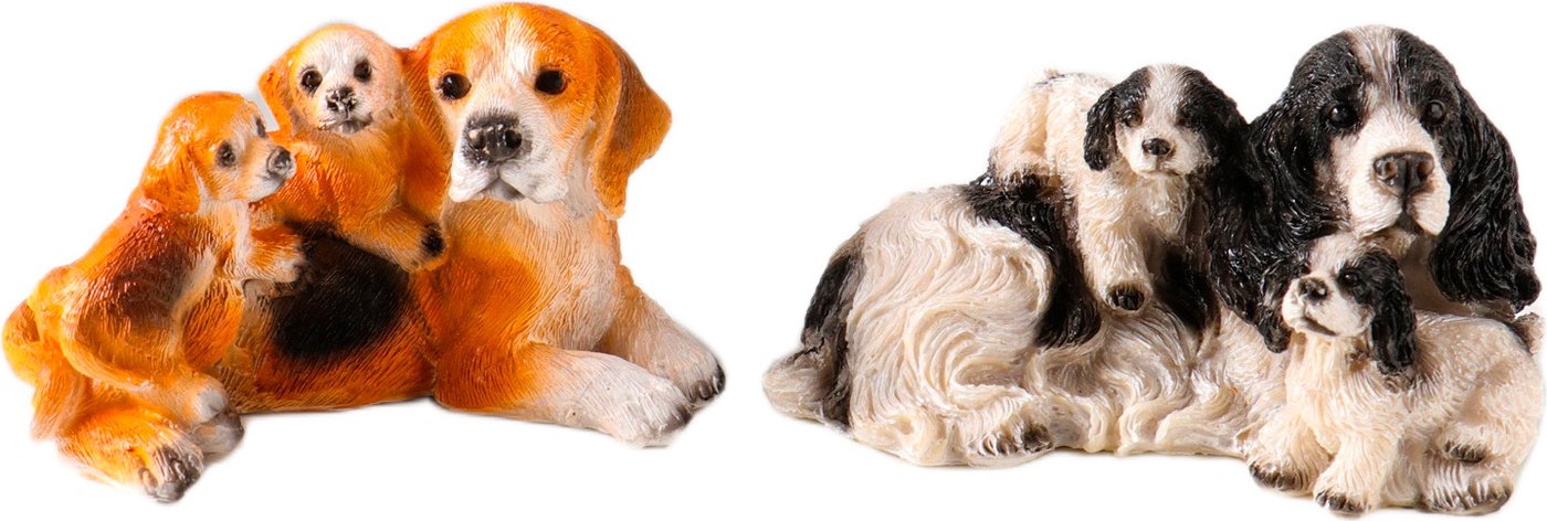 

Набор статуэток Sima-Land Собаки с щенками 10956815 (2шт)
