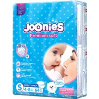 Подгузники Joonies Premium Soft S 4-8 кг