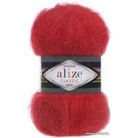 Пряжа для вязания Alize Mohair classic 56 (200 м, красный)