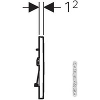 Панель смыва Geberit Sigma 30 115.883.KJ.1 (белый/глянцевый хром)