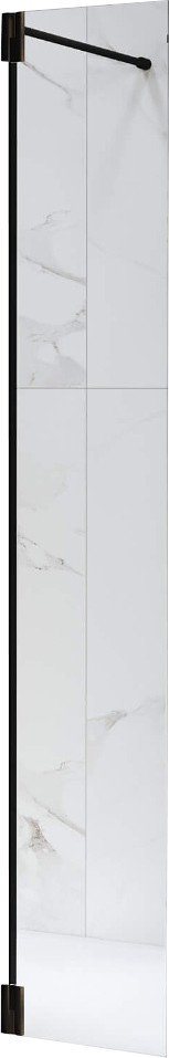 Душевая стенка RGW Z-070B 352207003-14 (черный/прозрачное стекло)