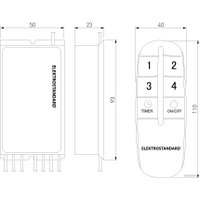 Пульт управления Elektrostandard 4-канальный для дистанционного управления Y8