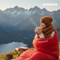 Спальный мешок Sundays ZC-SB010 (2шт, красный)