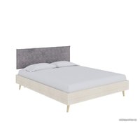 Кровать Ormatek Moss 160x190 (ткань, дуб шамони светлый/лофти серый)