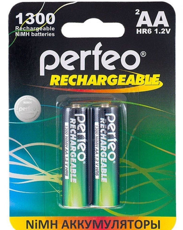 

Аккумулятор Perfeo AA1300mAh/2BL 2шт