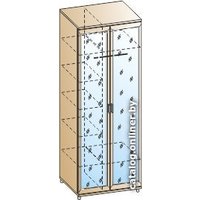 Шкаф распашной Лером Мелисса ШК-2809-СЯ (снежный ясень)
