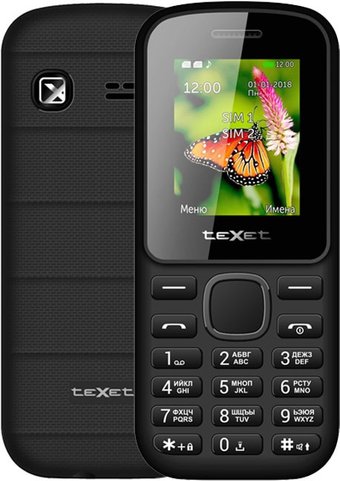 Телефон TeXet TM-130 (черный)