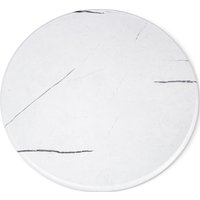 Журнальный столик Sheffilton SHT-CT12-1 (белый муар/белый мрамор)