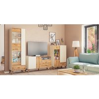 Тумба Неман мебель Сканди МН-036-03 (дуб вотан-белый)