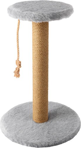 Когтеточка Leader Toys Круг с круглой платформой с кошачьей мятой МТ14021 (серый)