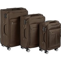 Чемодан-спиннер Monza 8038# (L, коричневый)