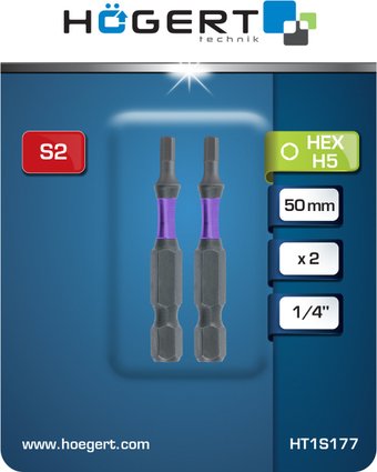 Набор бит Hoegert Technik HT1S177