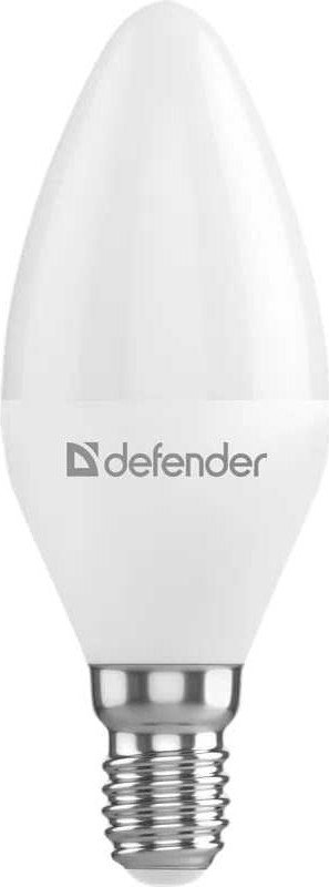 Светодиодная лампочка Defender C37-10W-865-E14
