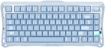 Клавиатура Gravastar Mercury K1 Special Edition Ice Blue (GravaStar x Kailh Cherry Pink)