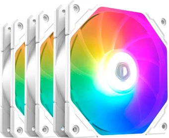 Комплект вентиляторов для корпуса ID-Cooling TF-12025-PRO-ARGB Trio White