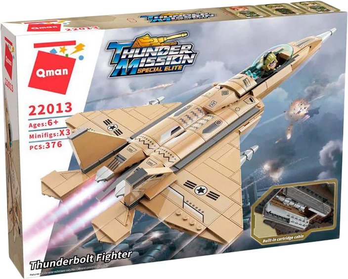 

Конструктор Qman Thunder Mission 22013 Истребитель