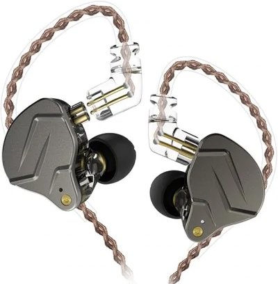 

Наушники KZ Acoustics ZSN Pro (без микрофона, серебристый/черный)