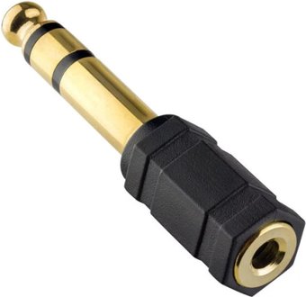 Адаптер Perfeo A7023 6.35 мм Jack - 3.5 мм Jack