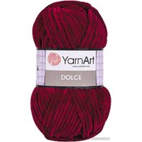 Пряжа для вязания Yarnart Dolce 100% микрополиэстер 752 100 г (120 м, винный)