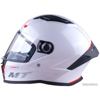 Мотошлем MT Helmets Stinger 2 Solid (XL, белый перламутр) в Барановичах