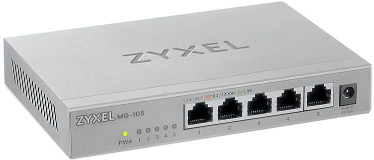 

Неуправляемый коммутатор Zyxel MG-105-ZZ0101F