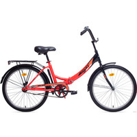 Велосипед AIST Smart 24 1.0 (красный/черный, 2017)