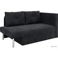 Тахта Мебель-АРС Алиса (велюр, черный НВ-178/17)