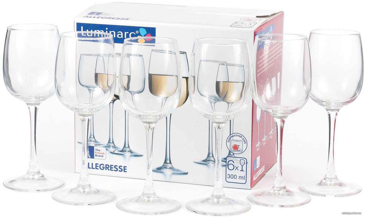 Набор бокалов для вина Luminarc Allegresse J8164