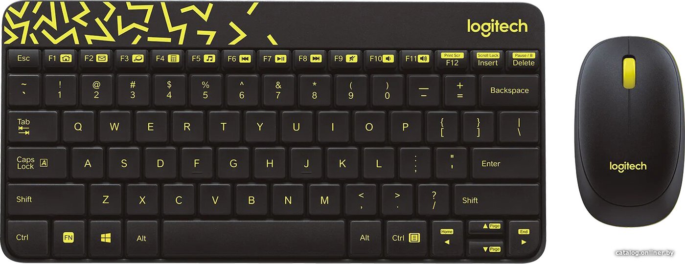

Офисный набор Logitech MK240 Nano 920-008198 (черный)