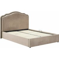 Кровать Signal Florencja Velvet Bluvel 40 140/200 (темно-бежевый)