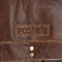 Сумка через плечо Poshete 253-1311-1-DBW (коричневый)