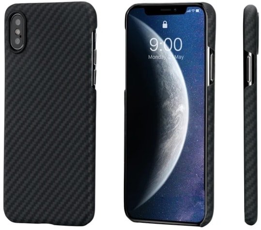 

Чехол для телефона Pitaka MagEZ для iPhone Xs Max (twill, черный/серый)