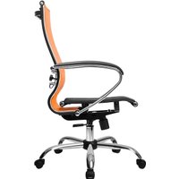Офисное кресло Metta SK-2-BK Комплект 9, Ch ов/сечен (резиновые ролики, оранжевый)