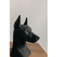 Кашпо К.РАМА Доберман (черный)