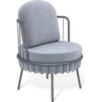 Диван Sheffilton SHT-DS286 (стальной серый/каттара/графит муар)