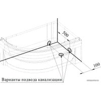 Душевой поддон Radomir 118x78 1-11-0-2-0-009