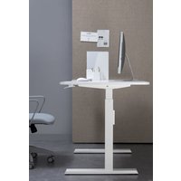 Стол для работы стоя ErgoSmart Air Desk L (белый)