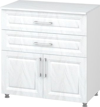 Тумба Премиум Валенсия №1 (белый/скала айс)