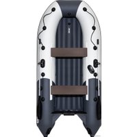 Моторно-килевая лодка Ривьера Компакт 3200 НДНД (светло-серый/графит)