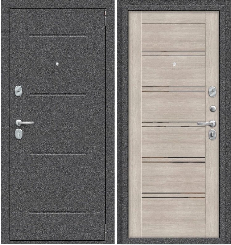 

Металлическая дверь el'Porta Porta R 104.П28 205x88R (антик серебро/cappuccino veralinga)