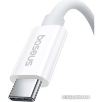 Кабель Baseus Superior Series 2 USB4 Full-Function Fast Charging Cable 240W USB Type-C - USB Type-C (1 м, белый)