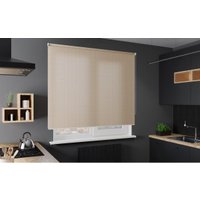 Мини рулонные шторы Jalux N 2063 95x160 (темно-бежевый)