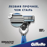 Бритвенный станок Gillette Mach3 Start 1 сменная кассета