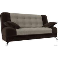 Диван Лига диванов Анна 110691 (рогожка, корфу 02/коричневый)