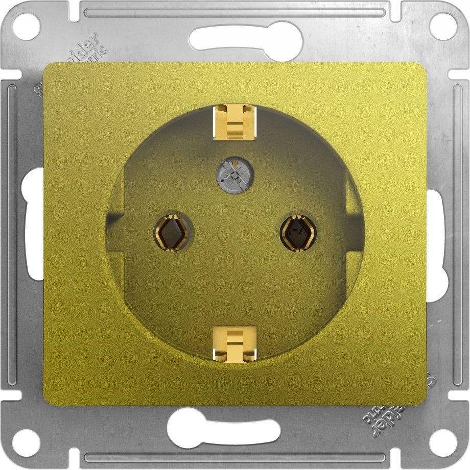 

Розетка Systeme Electric Glossa GSL001043 (фисташковый)