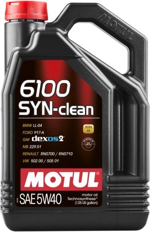 

Моторное масло Motul 6100 Syn-clean 5W-40 5л