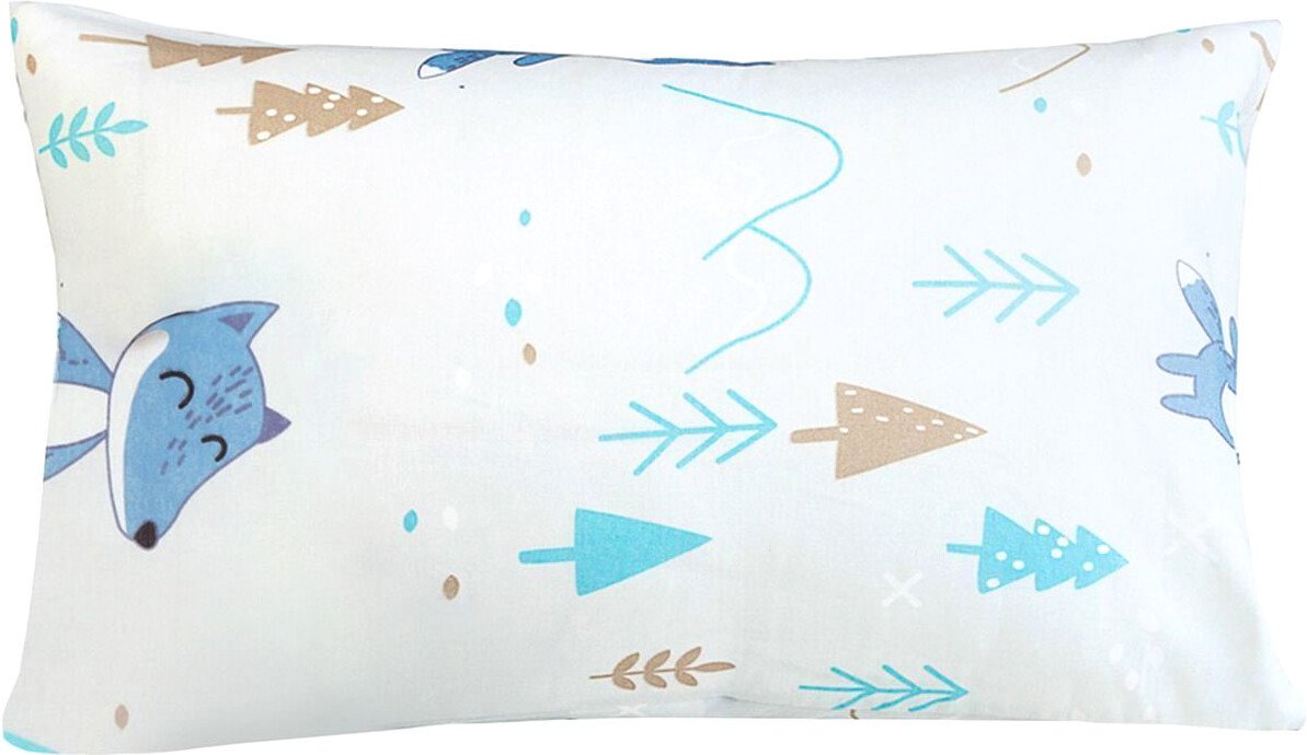 Наволочка Amarobaby В лесу AMARO-5002-VL (белый/синий)