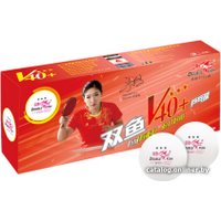 Мяч для настольного тенниса Double Fish V111F (3 звезды, 10 шт.)